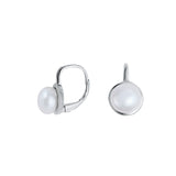 Wire Pearl Earrings