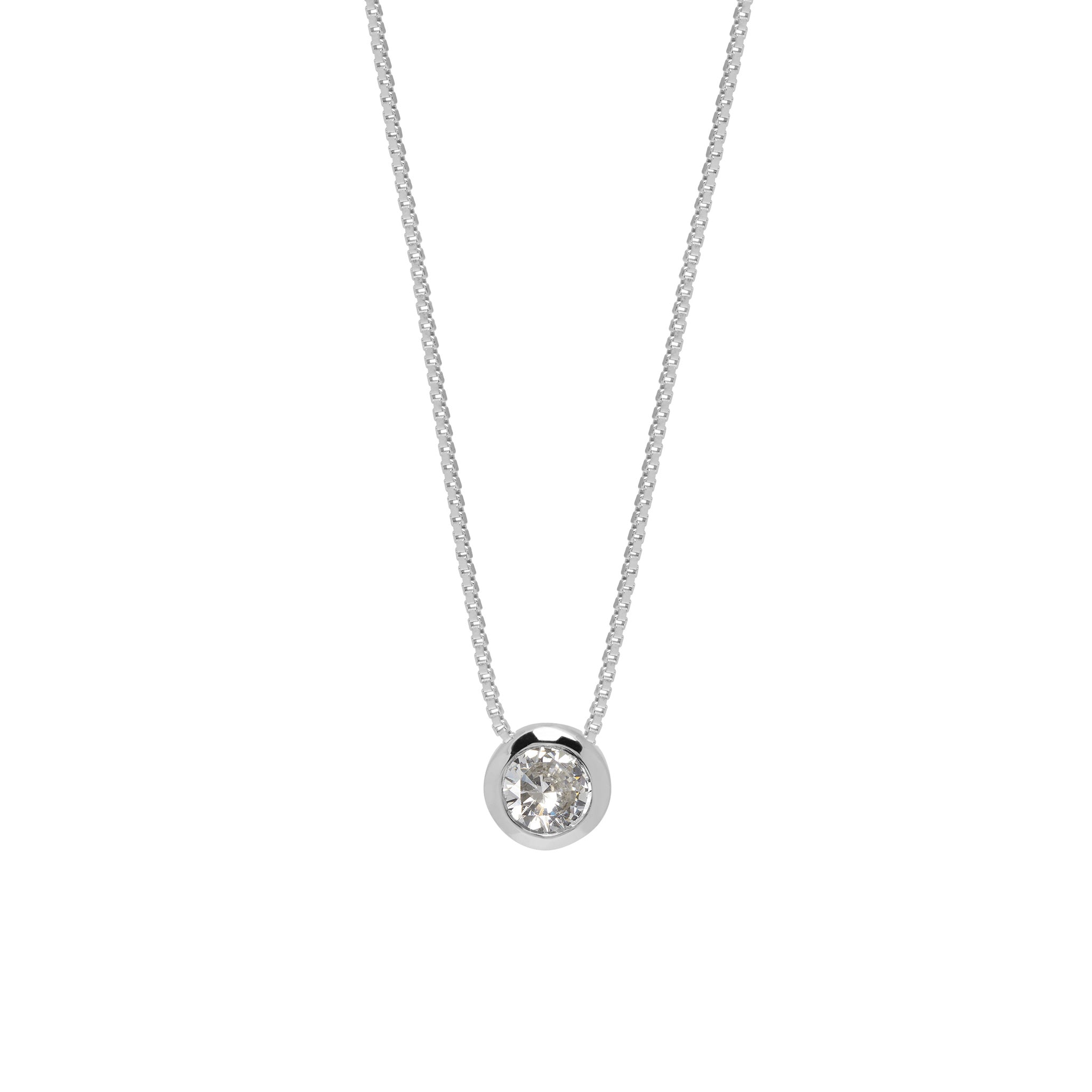 silver sparkly pendant