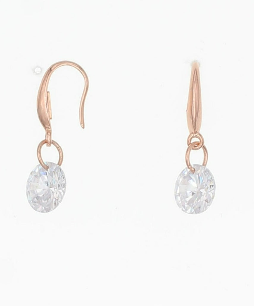 Sparkly Rose Gold Earrings