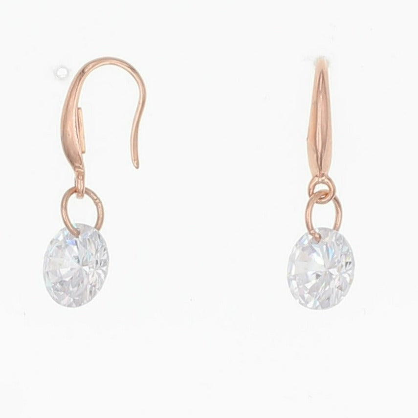 Sparkly Rose Gold Earrings