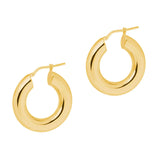 Chunky, Bold Hoops - Gold