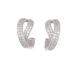 Sparkly Wave Luxury Earrings