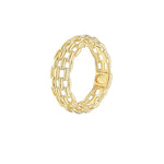 Cage woven ring