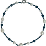 pearl onyx freshwater pearl short necklace