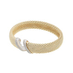 Uber Luxe Mesh bangle with cz tips