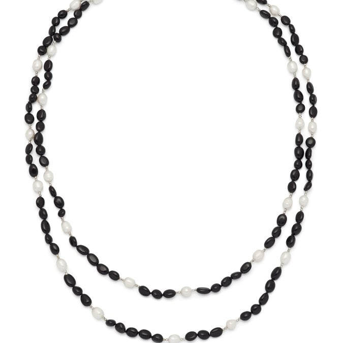 onyx pearl necklace