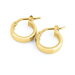 Gold Huggie earrings
