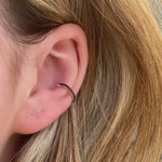 La BLACK CZ Ear Cuff - Singles - Georgiana Scott Jewellery