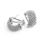 Woven luxury earrings Georgiana Scott Jewellery