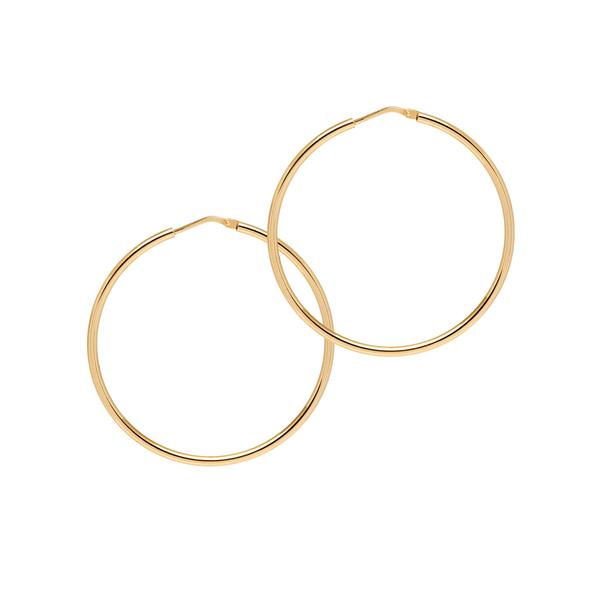 La CHICA LATINA Hoops Medium Rose Gold - Georgiana Scott Jewellery