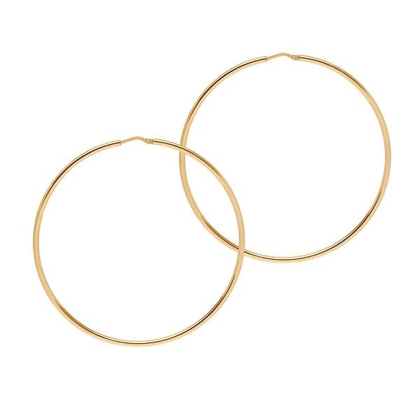 La CHICA LATINA Hoops Extra Large Gold - Georgiana Scott Jewellery