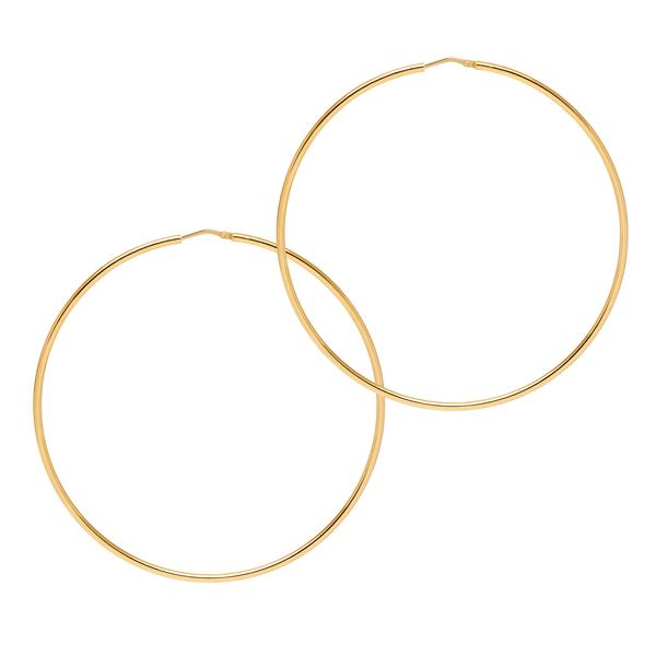 La CHICA LATINA Hoops Extra Large Gold - Georgiana Scott Jewellery