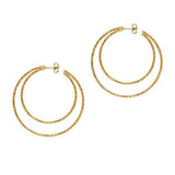 double sparkly hoops