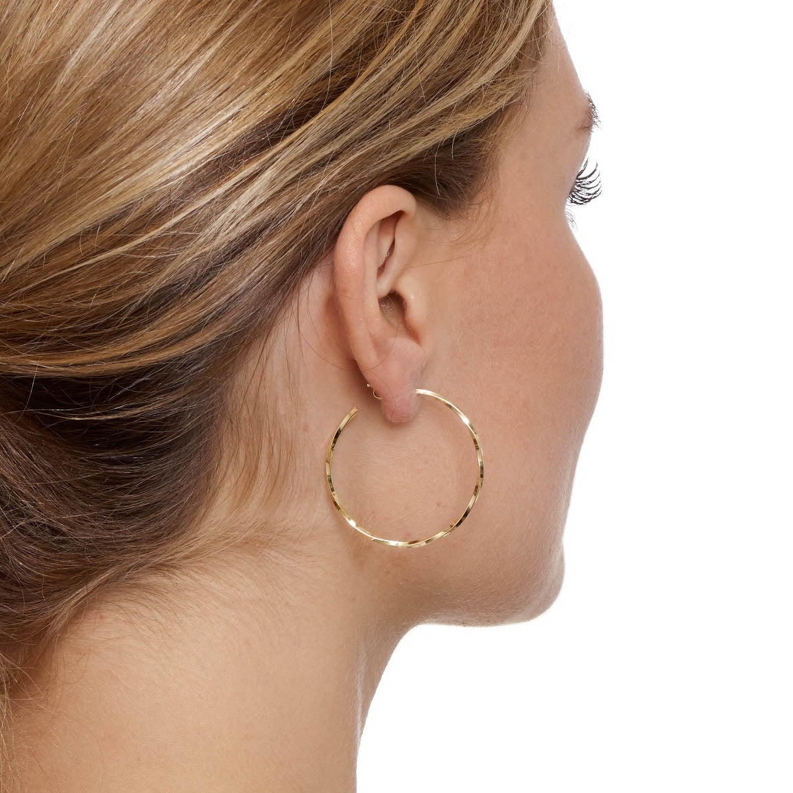 La LAGO Di COMO Rose Gold - The Hoop Station 925 Sterling Silver Hoop Earrings Gold Huggies
