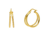 Duo Luxe - Gold - THE HOOP STATION