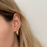 Chunky Extra Small Hoops - Gold