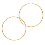 La ROMA Hoops Extra Large Gold - Georgiana Scott Jewellery