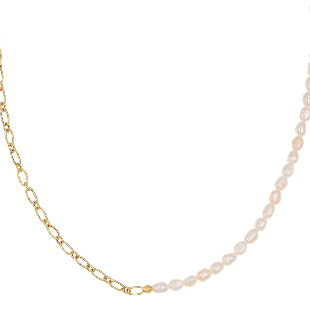 Pearl Necklace Gold