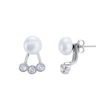 Multi Style Pearl Sparkle Earrings