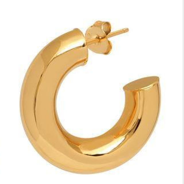 Large Chunky Gold Hoops