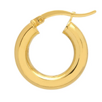 Mini Curvaceous Hoops (Butterflies) - Gold - THE HOOP STATION