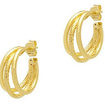 Multi Hoop Earrings - Gold