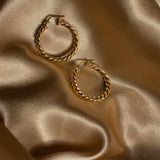 La SPIRALE Hoops - Gold or Silver - Georgiana Scott Jewellery