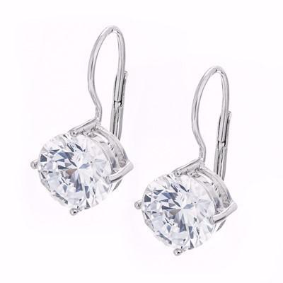 Sparkly earrings silver 